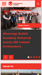Mobile Screenshot of ohorongo-cement.com